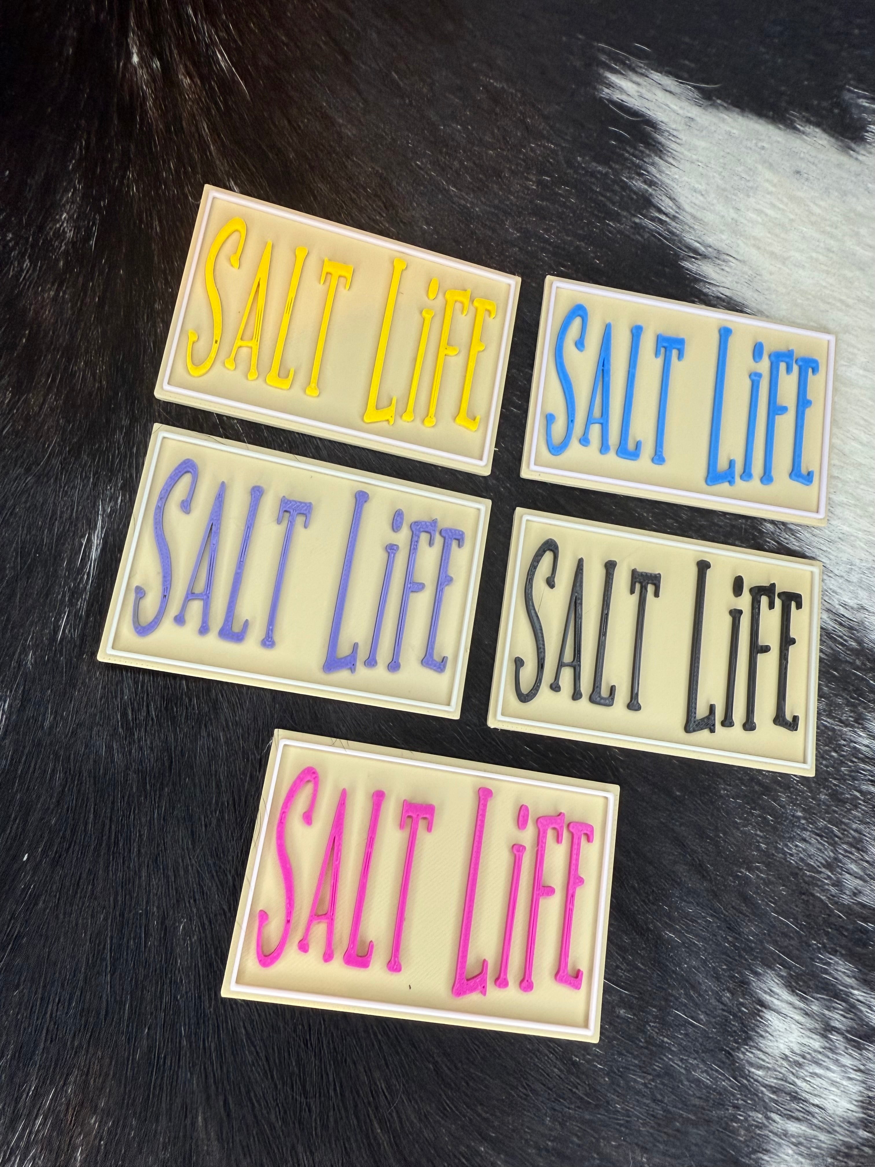 Salt Life -  3D Printed  Patch