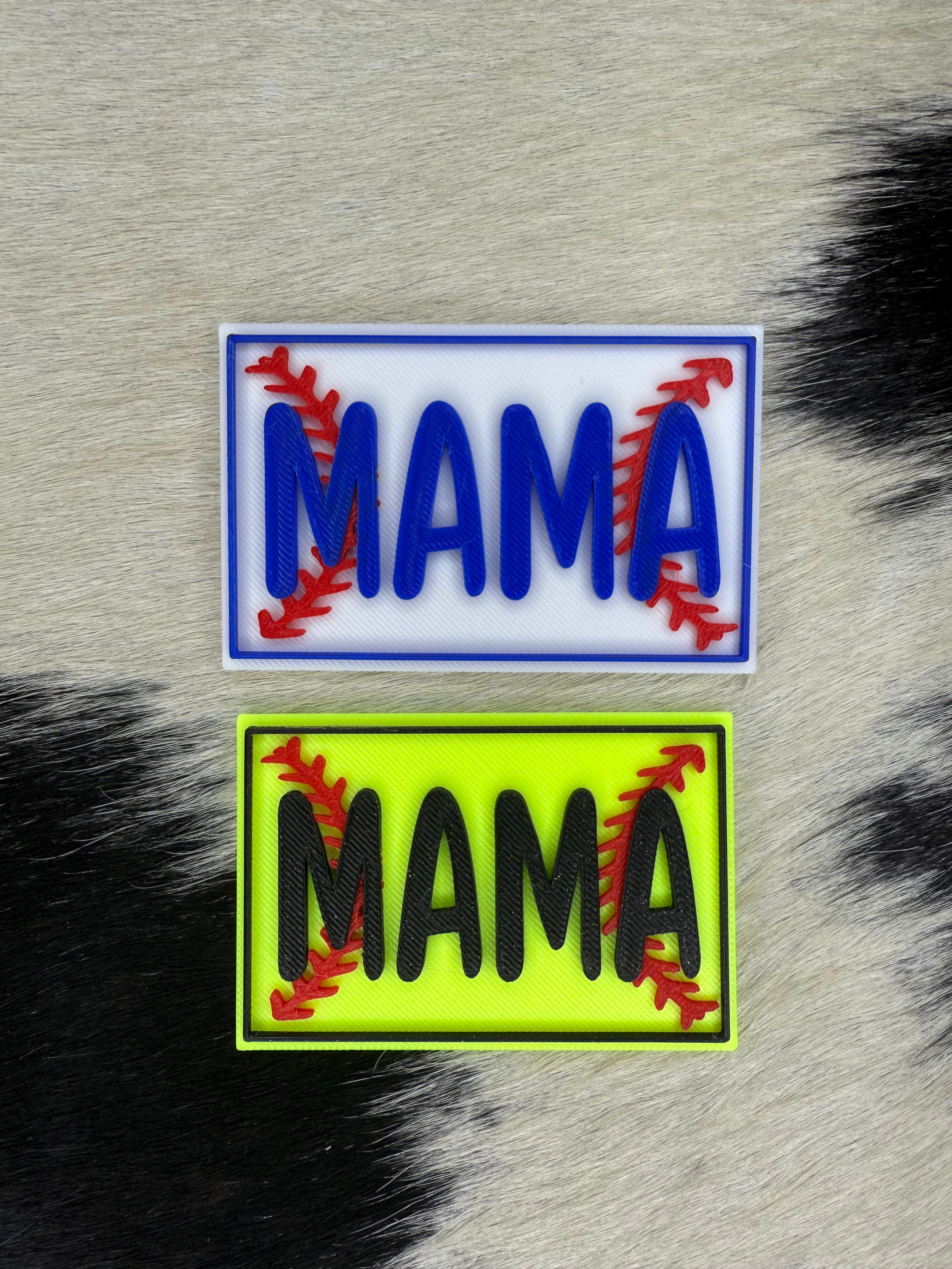 MAMA Baseball - 3D Printed Patch