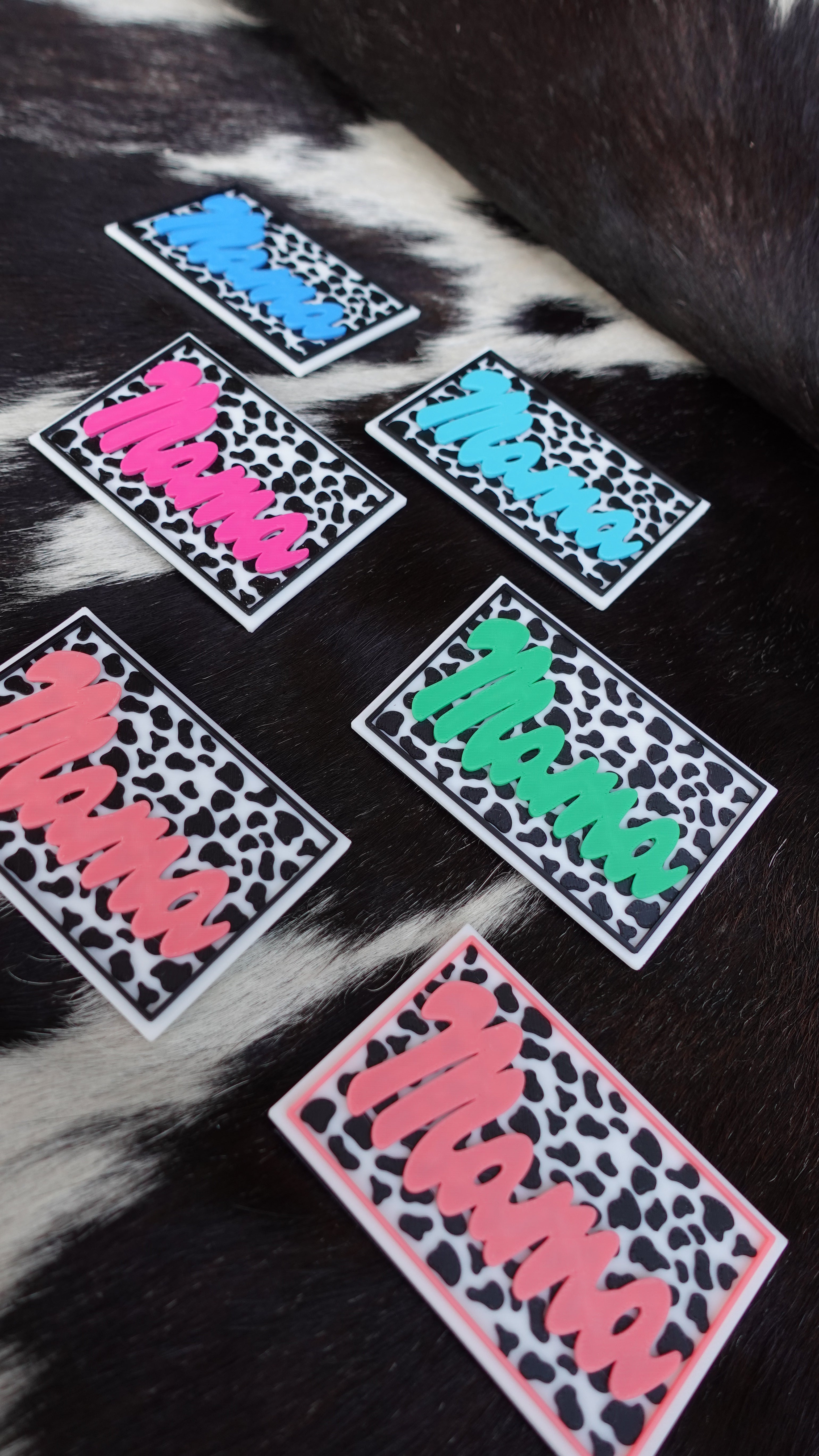 MAMA Cow Print - 3D Printed Patch