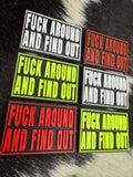 F* Around Find Out-  3D Printed Patch