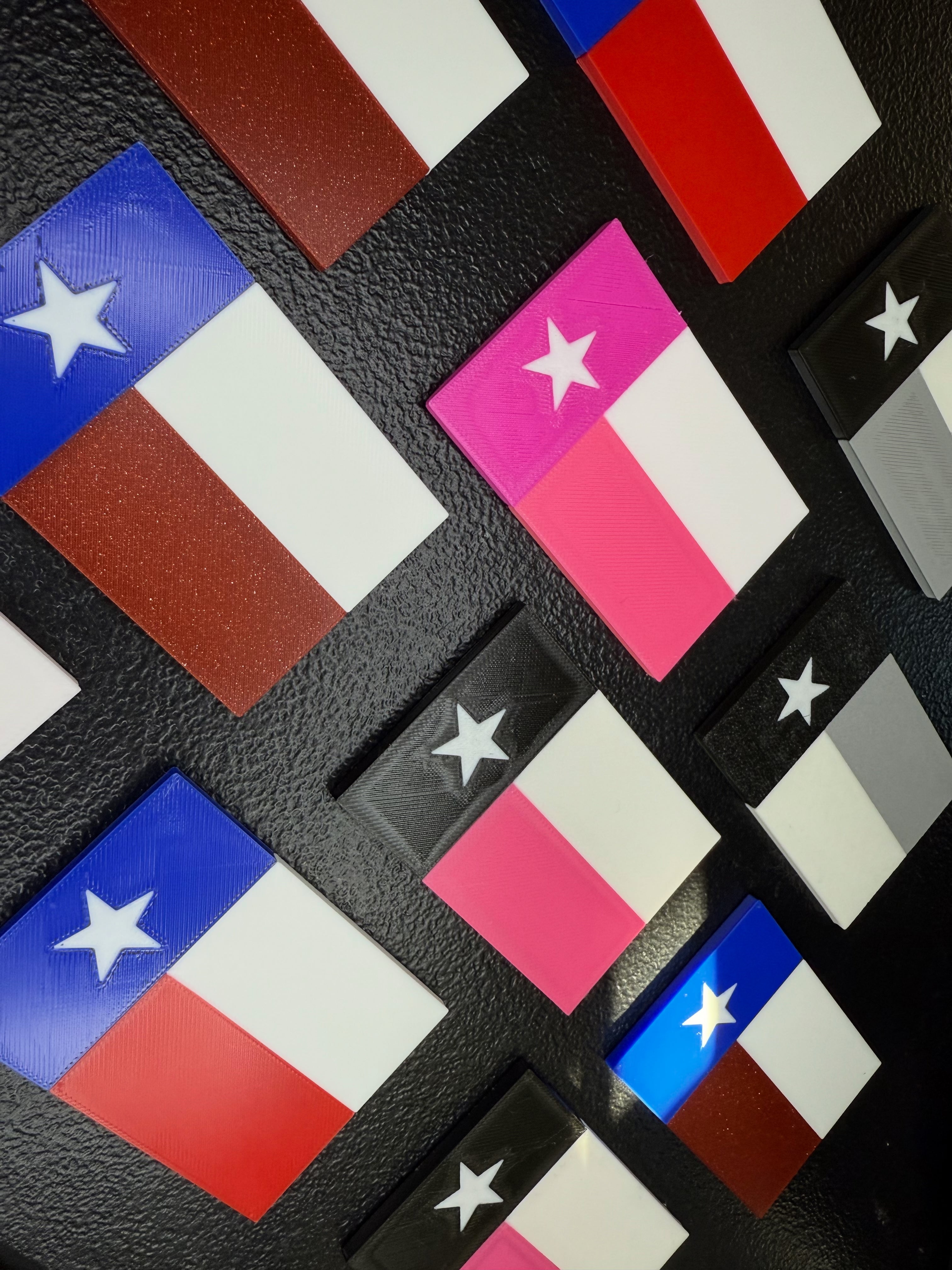 Texas Flag-  3D Printed Patch