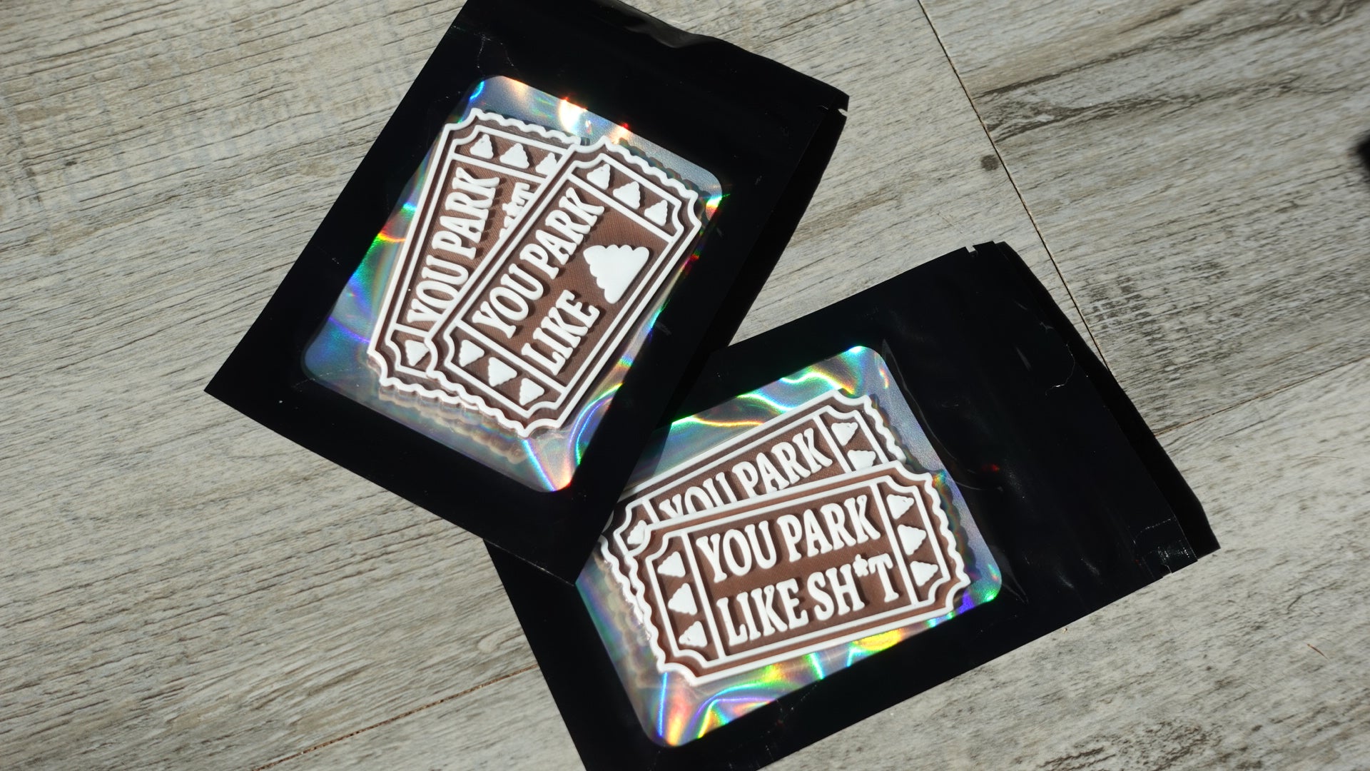 You Park Like Shit Tickets - 3D Printed Tickets