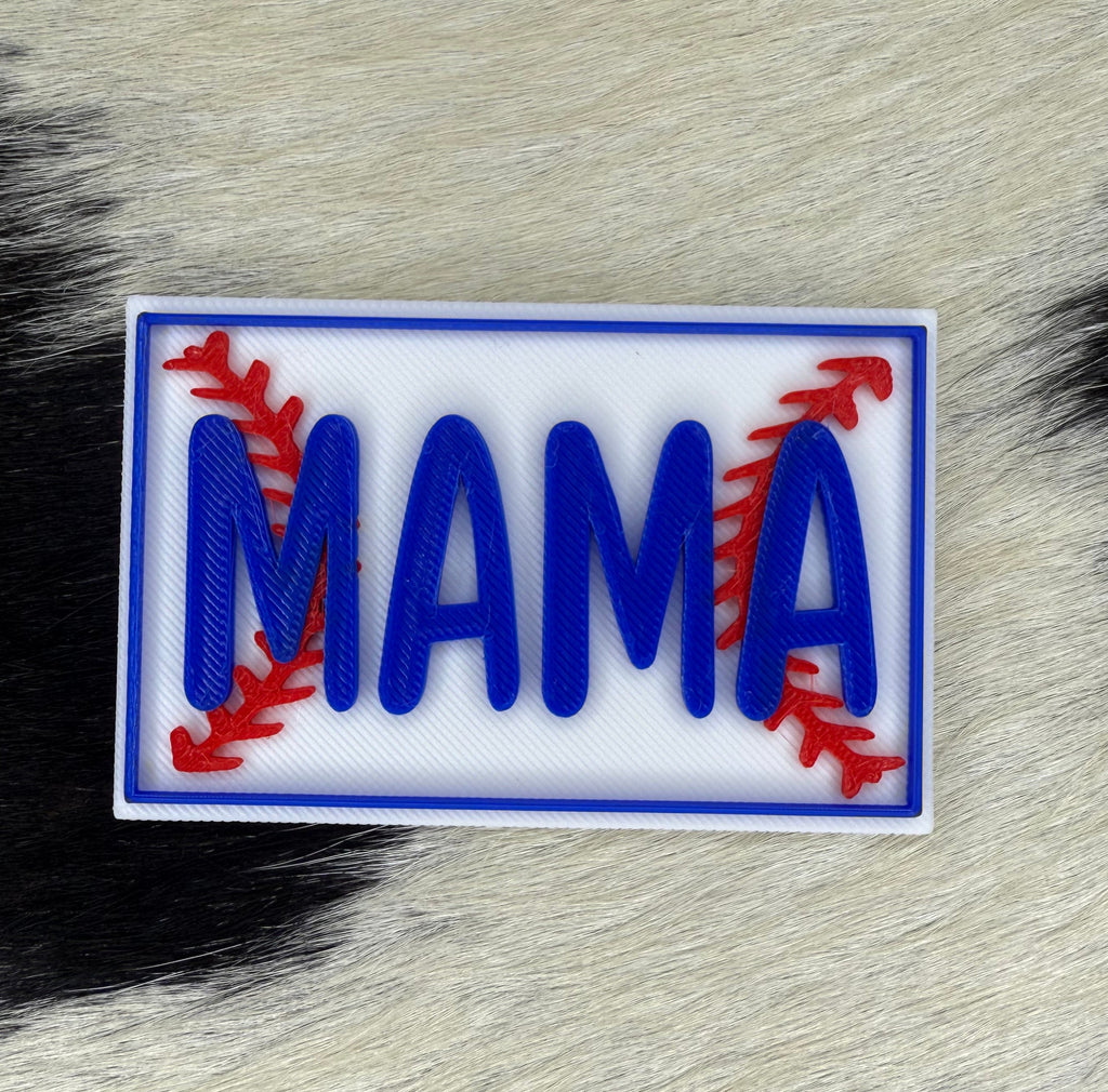 MAMA Baseball - 3D Printed Patch