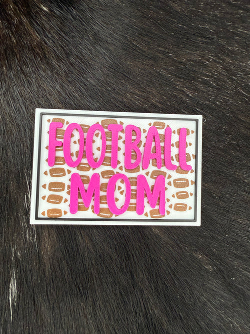 Football Mom  - 3D Printed Patch