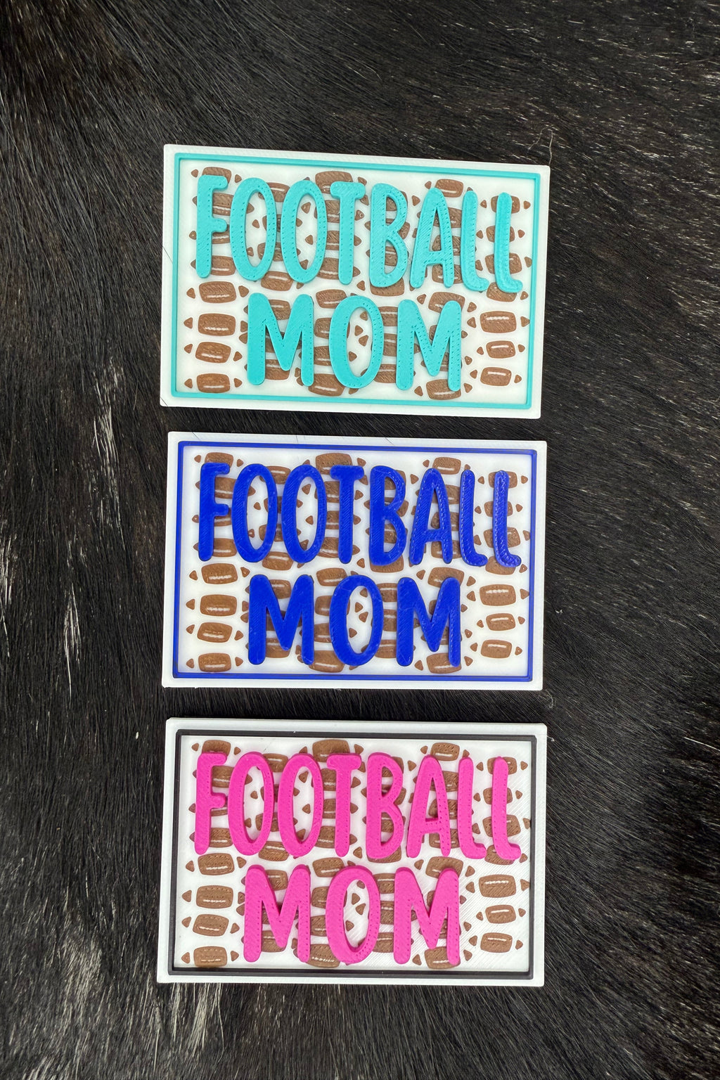 Football Mom  - 3D Printed Patch