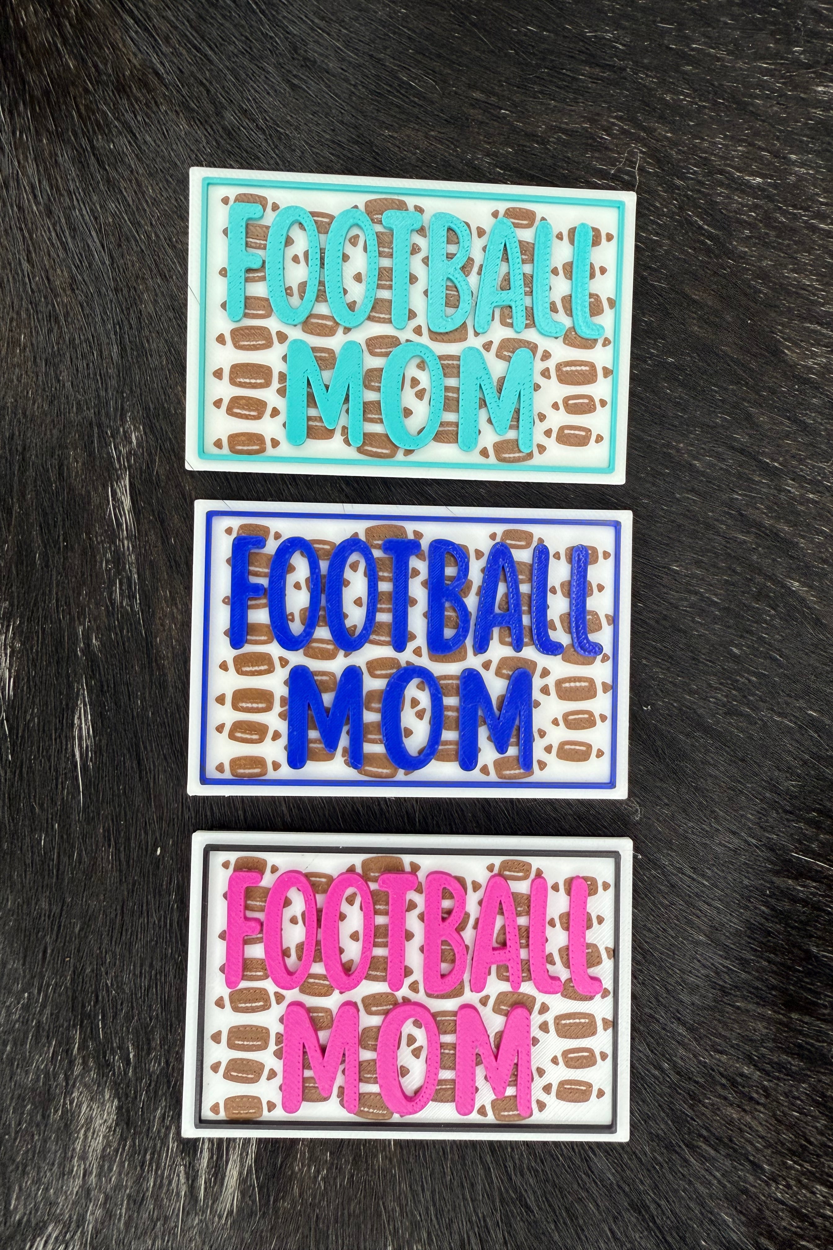 Football Mom  - 3D Printed Patch