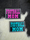 Football Mom -  Block Letters - 3D Printed Patch