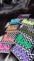 MAMA Checkered - 3D Printed Patch