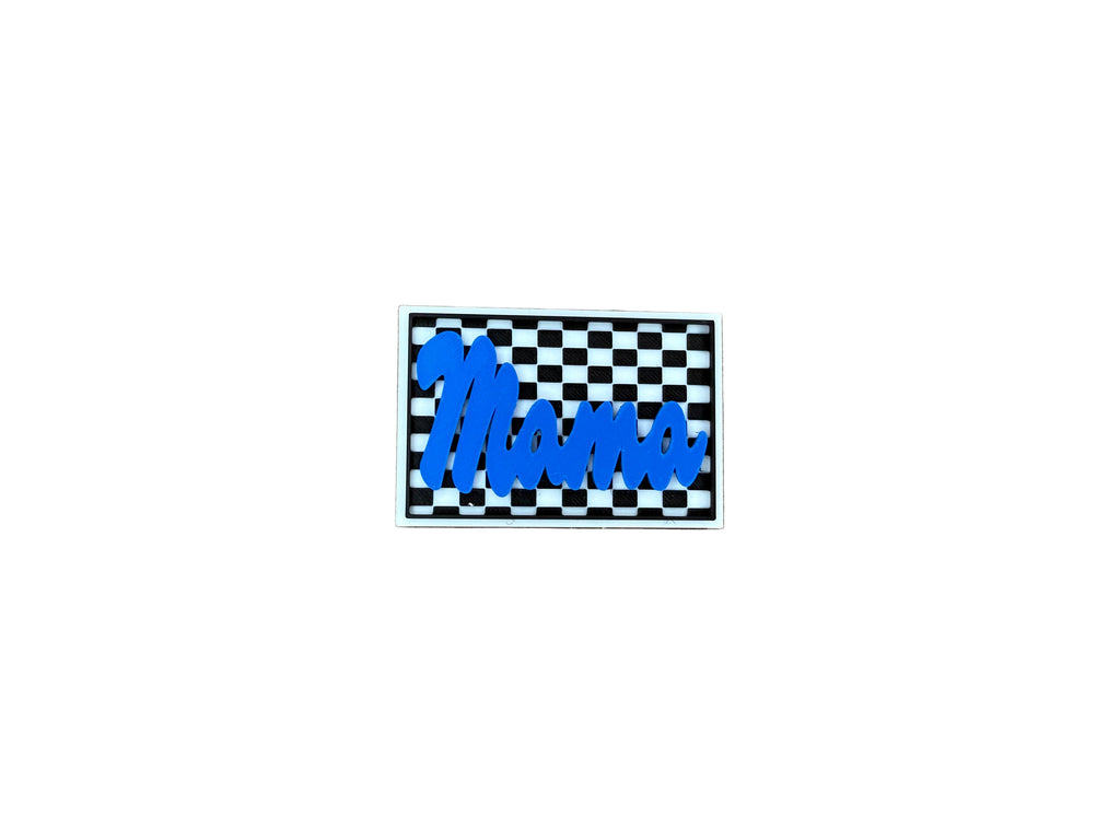 MAMA Checkered - 3D Printed Patch